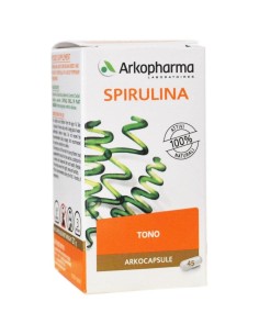 Arkocapsule Spirulina Bio Integratore Tono e Vitalità 45 Capsule